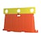 Vestil Barricade, Virgin Polyethylene with UV Stabilizer, 15.125 Height, 70 Length, 8, Yellow BCD-76-EX12-YL - alternate 4